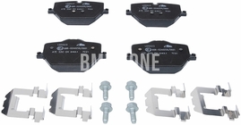 Rear brake pads (345x24mm diameter)