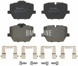 Rear brake pads (345x24mm diameter)