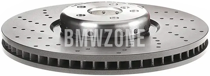 Front left brake disc (395x36mm) M-Performance perforated