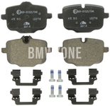Rear brake pads (345x24mm / 370x24mm diameter)