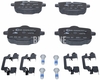 Rear brake pads (345x24mm / 370x24mm diameter)