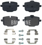 Rear brake pads (345x24mm / 370x24mm diameter)