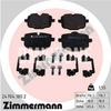 Rear brake pads (345x24mm / 370x24mm diameter)