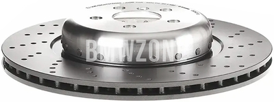 Rear right brake disc (370x24mm) M-Performance perforated