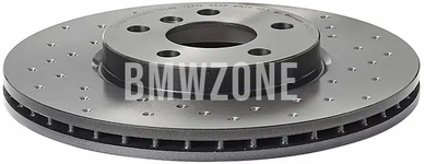 Front brake disc (307x24mm) perforated