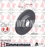 Rear brake disc (300x20mm) perforated