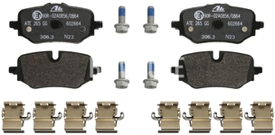 Rear brake pads (280x10mm / 300x20mm diameter)