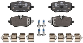 Rear brake pads (280x10mm / 300x20mm diameter)