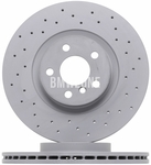 Front brake disc (330x24mm) perforated