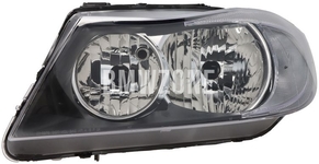 Headlight Halogen left E90/E91 H7+H7 with leveling motor