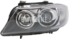 Headlight Bi-Xenon left E90/E91 D1S+H7 non adaptive