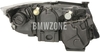 Headlight Halogen left E90 LCI/E91 LCI H7+H7 with leveling motor