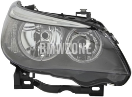 Headlight Halogen right E60/E61 H7+H7 with leveling motor