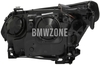 Headlight Halogen right E60/E61 H7+H7 with leveling motor