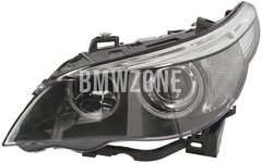 Headlight Bi-Xenon left E60/E60 M5/E61 D1S+H7 non adaptive