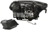 Headlight Bi-Xenon right E60/E60 M5/E61 D1S+H7 non adaptive