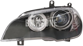 Headlight Halogen left X5 E70/X5 E70 LCI H7+H1 with leveling motor