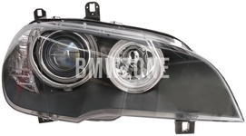 Headlight Halogen right X5 E70/X5 E70 LCI H7+H1 with leveling motor
