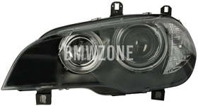 Headlight Bi-Xenon left X5 E70 D1S+H8 non adaptive