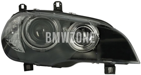 Headlight Bi-Xenon right X5 E70 D1S+H8 non adaptive