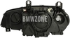 Headlight Bi-Xenon right X5 E70 D1S+H8 non adaptive