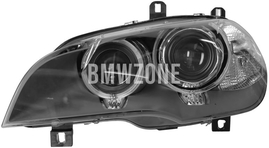 Headlight Bi-Xenon left X5 E70 LCI D1S+H8 non adaptive