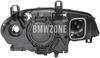 Headlight Bi-Xenon left X5 E70 LCI D1S+H8 non adaptive