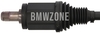 Front drive shaft left 3' E9x