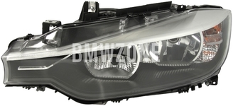 Headlight Halogen left F30/F31 H7+H7 with leveling motor