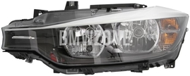 Headlight Halogen left F30/F31 H7+H7 with leveling motor