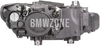 Headlight Halogen left F30/F31 H7+H7 with leveling motor