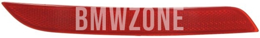 Rear bumper reflector lens left F30 standard bumper
