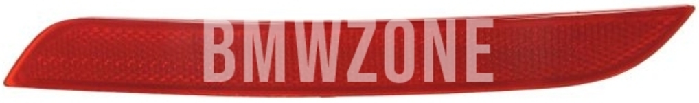 Rear bumper reflector lens right F30 standard bumper