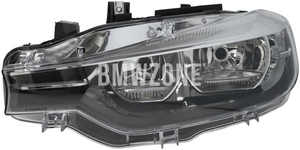 Headlight Halogen left F30 LCI/F31 LCI H7+H7 with leveling motor