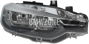 Headlight Halogen right F30 LCI/F31 LCI H7+H7 with leveling motor