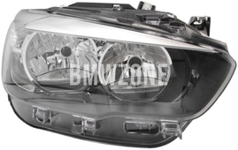 Headlight Halogen right F20 LCI/F21 LCI H7+H7 with leveling motor