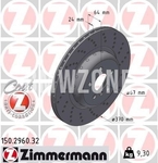 Rear right brake disc (370x24mm) M-Performance perforated