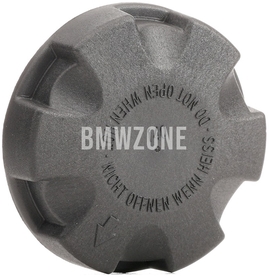 Coolant expansion tank radiator cap