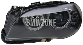 Headlight Halogen left F10/F10 M5/F11 H7+H7 with leveling motor