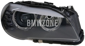 Headlight Halogen right F10/F10 M5/F11 H7+H7 with leveling motor