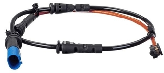 Front brake pad wear sensor