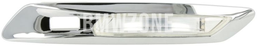 Clear fender side indicator right F10/F11 with hole for PDC