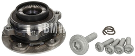 Front wheel bearing hub generation Fx with grooving for drive shaft