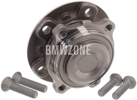 Front wheel bearing hub generation Fx without grooving for drive shaft
