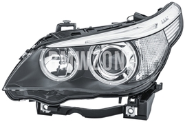 Headlight Bi-Xenon left E60/E60 M5/E61 D2S+H7 adaptive