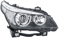 Headlight Bi-Xenon right E60/E60 M5/E61 D2S+H7 adaptive