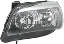 Headlight Halogen left X1 E84 H7+H7 with leveling motor // 01.07.2012-28.02.2014