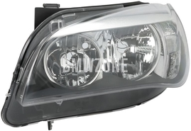 Headlight Halogen left X1 E84 H7+H7 with leveling motor // 01.07.2012-28.02.2014