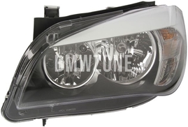 Headlight Halogen left X1 E84 H7+H7 with leveling motor // 01.07.2012-28.02.2014