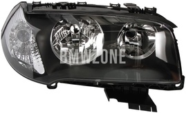 Headlight Halogen right X3 E83 H7+H7 with leveling motor // white turn signal